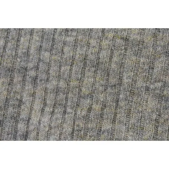 Abercrombie & Fitch Mens Tan Crew Neck Ribbed Formal Lambswool Sweater Sz L - Picture 4 of 6